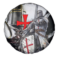 Knights Templar Crusader Spare Tire Cover Medieval Armor Red Cross Shield
