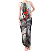 Knights Templar Crusader Tank Maxi Dress Medieval Armor Red Cross Shield
