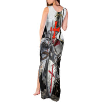 Knights Templar Crusader Tank Maxi Dress Medieval Armor Red Cross Shield