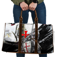 Knights Templar Crusader Travel Bag Medieval Armor Red Cross Shield