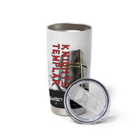 Knights Templar Crusader Tumbler Cup Medieval Armor Red Cross Shield