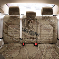Black Cowboy Nat Love Back Car Seat Cover Vintage Western Portrait Lasso