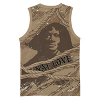 Black Cowboy Nat Love Basketball Jersey Vintage Western Portrait Lasso