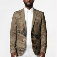 Black Cowboy Nat Love Blazer Vintage Western Portrait Lasso