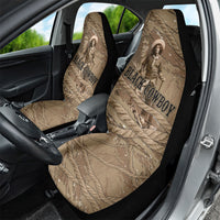 Black Cowboy Nat Love Car Seat Cover Vintage Western Portrait Lasso