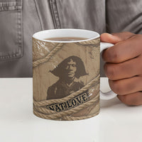 Black Cowboy Nat Love Ceramic Mug Vintage Western Portrait Lasso
