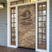 Black Cowboy Nat Love Door Cover Vintage Western Portrait Lasso
