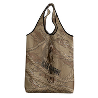 Black Cowboy Nat Love Grocery Bag Vintage Western Portrait Lasso