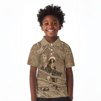 Black Cowboy Nat Love Kid Polo Shirt Vintage Western Portrait Lasso