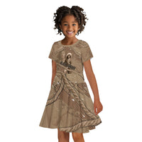 Black Cowboy Nat Love Kid Short Sleeve Dress Vintage Western Portrait Lasso