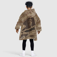 Black Cowboy Nat Love Kid Wearable Blanket Hoodie Vintage Western Portrait Lasso