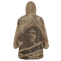 Black Cowboy Nat Love Kid Wearable Blanket Hoodie Vintage Western Portrait Lasso