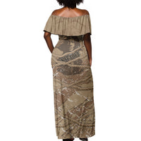 Black Cowboy Nat Love Off Shoulder Maxi Dress Vintage Western Portrait Lasso