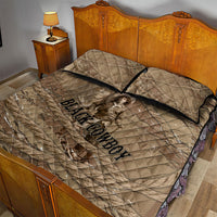 Black Cowboy Nat Love Quilt Bed Set Vintage Western Portrait Lasso
