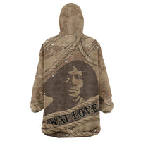 Black Cowboy Nat Love Wearable Blanket Hoodie Vintage Western Portrait Lasso