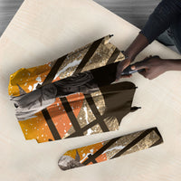 Black Cowboy Bill Pickett Umbrella Retro Sunset Western Design