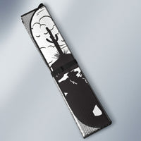 Black Cowboy Nat Love Auto Sun Shade Comic Style Desert Line Art Red Typography