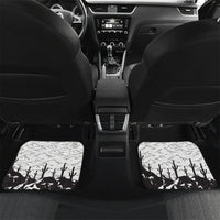 Black Cowboy Nat Love Car Mats Comic Style Desert Line Art Red Typography