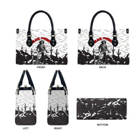 Black Cowboy Nat Love Leather Bag Comic Style Desert Line Art Red Typography