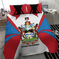 Antigua and Barbuda Flag Bedding Set with National Coat of Arms - Wonder Print Shop