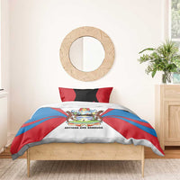Antigua and Barbuda Flag Bedding Set with National Coat of Arms - Wonder Print Shop