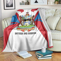 Antigua and Barbuda Flag Blanket with National Coat of Arms - Wonder Print Shop