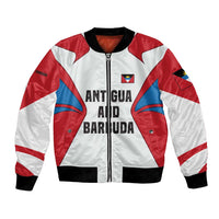 Antigua and Barbuda Flag Bomber Jacket with National Coat of Arms - Wonder Print Shop