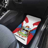 Antigua and Barbuda Flag Car Mats with National Coat of Arms - Wonder Print Shop
