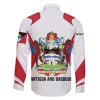 Antigua and Barbuda Flag Family Matching Short Sleeve Bodycon Dress and Hawaiian Shirt with National Coat of Arms - Wonder Print Shop