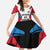 Antigua and Barbuda Flag Family Matching Summer Maxi Dress and Hawaiian Shirt with National Coat of Arms - Wonder Print Shop