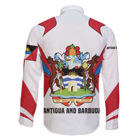 Antigua and Barbuda Flag Family Matching Summer Maxi Dress and Hawaiian Shirt with National Coat of Arms - Wonder Print Shop