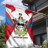 Antigua and Barbuda Flag Garden Flag with National Coat of Arms - Wonder Print Shop