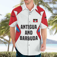 Antigua and Barbuda Flag Hawaiian Shirt with National Coat of Arms - Wonder Print Shop