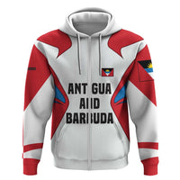 Antigua and Barbuda Flag Hoodie with National Coat of Arms - Wonder Print Shop