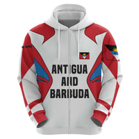 Antigua and Barbuda Flag Hoodie with National Coat of Arms - Wonder Print Shop