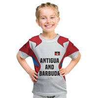 Antigua and Barbuda Flag Kid T Shirt with National Coat of Arms - Wonder Print Shop
