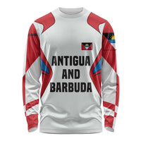 Antigua and Barbuda Flag Long Sleeve Shirt with National Coat of Arms - Wonder Print Shop