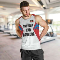 Antigua and Barbuda Flag Men Tank Top with National Coat of Arms - Wonder Print Shop