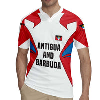 Antigua and Barbuda Flag Rugby Jersey with National Coat of Arms - Wonder Print Shop