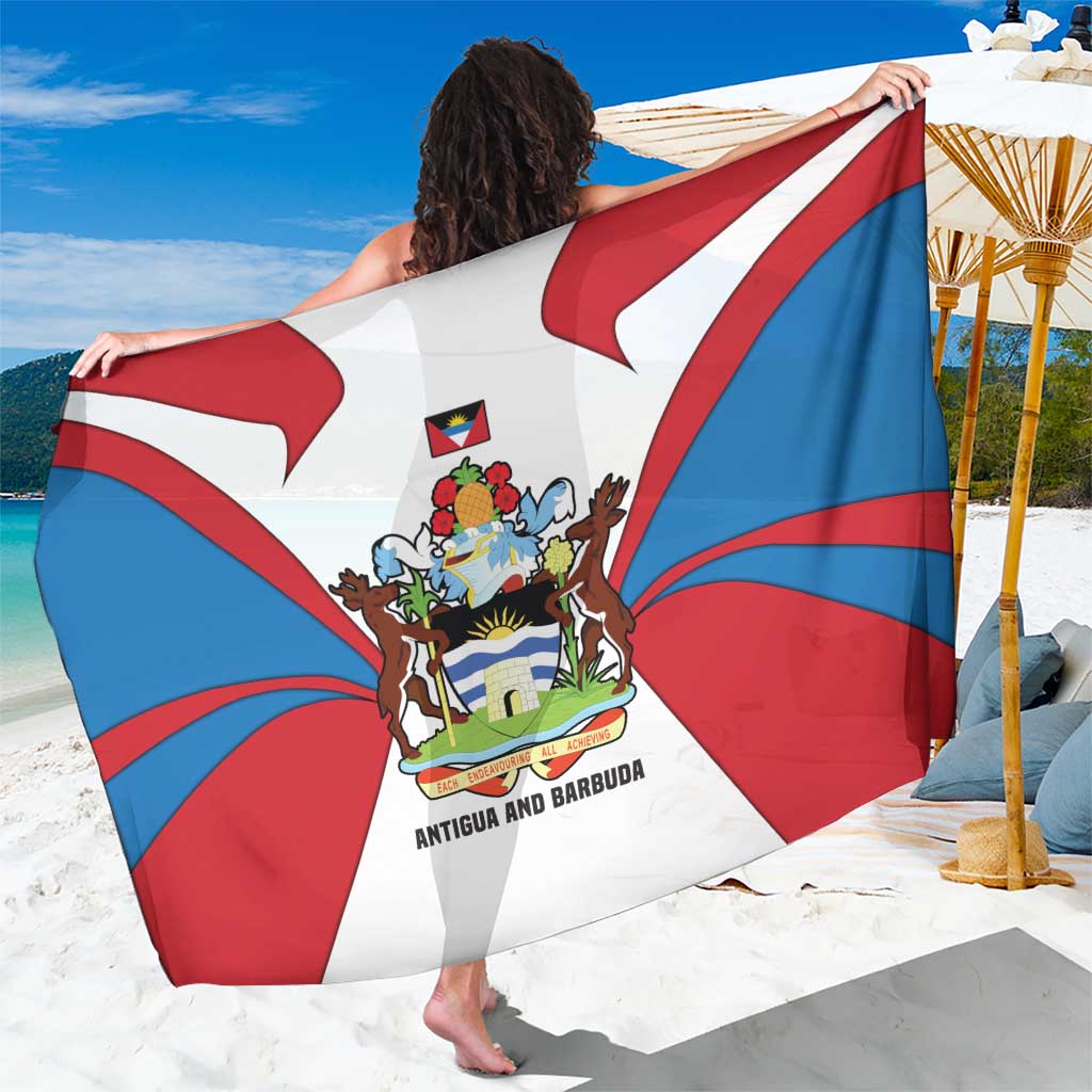 Antigua and Barbuda Flag Sarong with National Coat of Arms - Wonder Print Shop