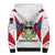 Antigua and Barbuda Flag Sherpa Hoodie with National Coat of Arms - Wonder Print Shop