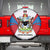 Antigua and Barbuda Flag Spare Tire Cover with National Coat of Arms - Wonder Print Shop