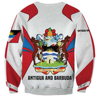 Antigua and Barbuda Flag Sweatshirt with National Coat of Arms - Wonder Print Shop