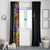 Antigua and Barbuda Floral Window Curtain with Tropical Hibiscus with National Flag - Wonder Print Shop