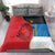Antigua and Barbuda Tribal Bedding Set with Polynesian Dolphin Sun Design with National Flag Colors - Wonder Print Shop