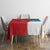 Antigua and Barbuda Tribal Tablecloth with Polynesian Dolphin Sun Design with National Flag Colors - Wonder Print Shop