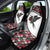 Antigua and Barbuda Hummingbird Car Seat Cover with Tribal Bird and Tropical Floral Design with Island Flag - Wonder Print Shop