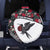 Antigua and Barbuda Hummingbird Spare Tire Cover with Tribal Bird and Tropical Floral Design with Island Flag - Wonder Print Shop