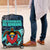 Antigua and Barbuda Sea Turtle Luggage Cover with Tribal Mandala Design with Ocean Waves and National Flag - Wonder Print Shop