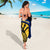 Barbados Flag and Coat of Arms Sarong Blue Yellow Black Design with National Symbols - Wonder Print Shop